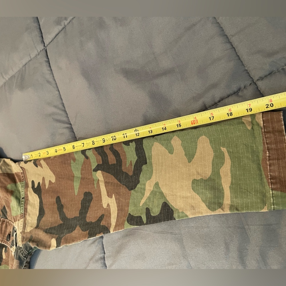 RRL Ralph Lauren Military Inspired Ripstop Camo Overshirt Workshirt-MEN-S - Picture 6 of 10